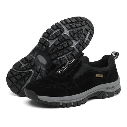 Outdoorowe buty ortopedyczne poprawiające równowagę oraz wspierające zdrowie kręgosłupa i stawów seniorów, odpowiednie dla kobiet i mężczyzn
