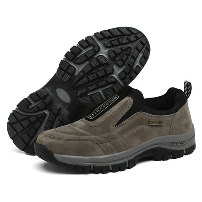 Outdoorowe buty ortopedyczne poprawiające równowagę oraz wspierające zdrowie kręgosłupa i stawów seniorów, odpowiednie dla kobiet i mężczyzn