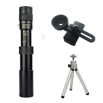 [🎉Ekskluzywna oferta dla członków]Przenośny teleskop HD obsługiwany jedną ręką, z zoomem 10–300×, to idealny wybór dla miłośników przyrody i obserwatorów nocnego nieba do odkrywania świata!